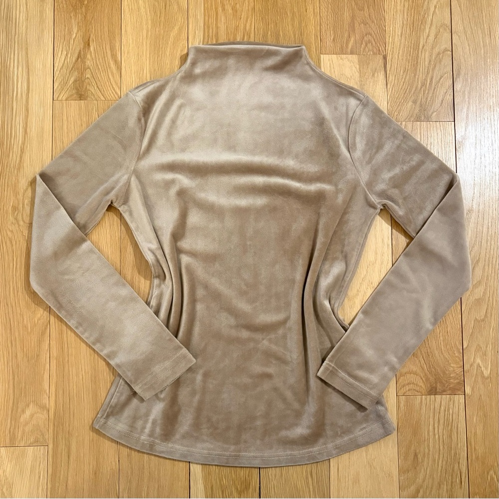 Mock Neck Long Sleeve Top